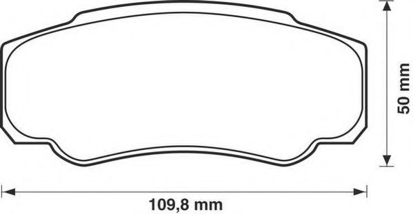 Тормозные колодки JURID 573115J