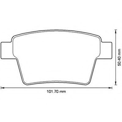 Тормозные колодки JURID 573218J