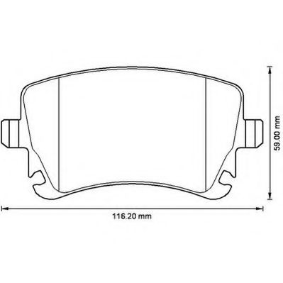 Тормозные колодки JURID 573220J