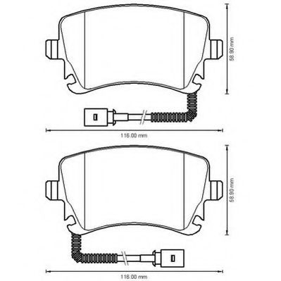 Тормозные колодки JURID 573225J