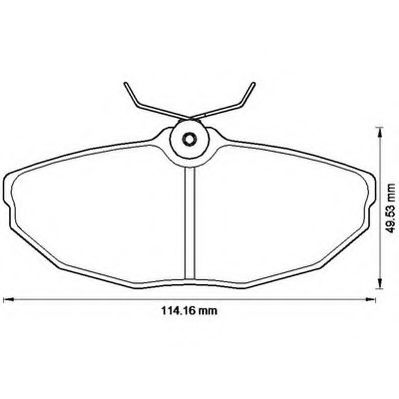 Тормозные колодки JURID 573237J