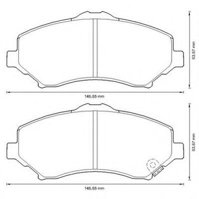 Тормозные колодки JURID 573298J