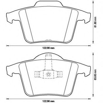 Тормозные колодки JURID 573236JC