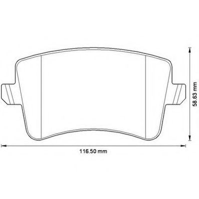 Тормозные колодки JURID 573259JC