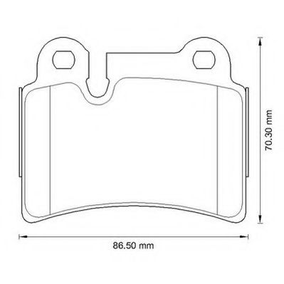 Тормозные колодки JURID 573297JC