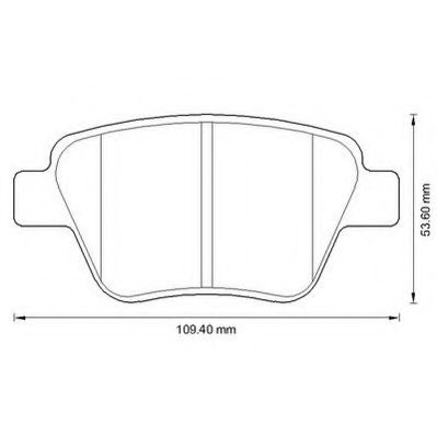 Тормозные колодки JURID 573312JC