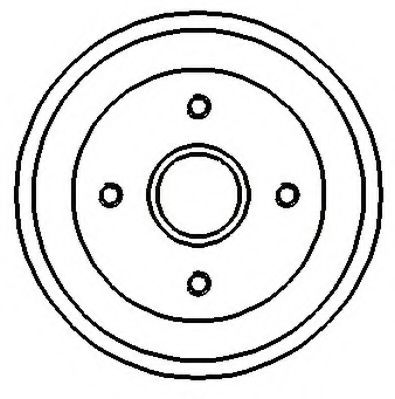 Тормозной барабан VAG 6X0609617