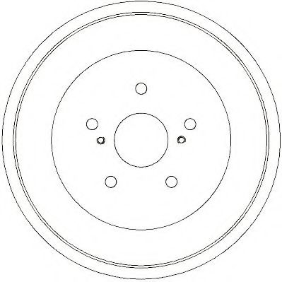 Тормозной барабан Toyota/Lexus 4243128040