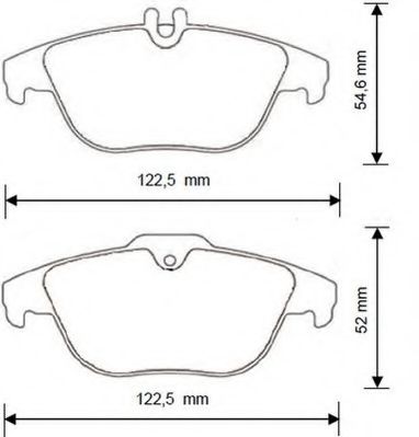 Тормозные колодки JURID 573248J