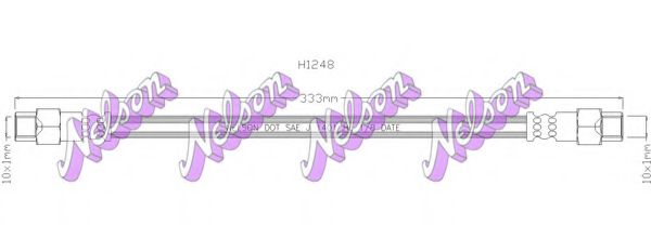 Тормозной шланг brovexnelson H1248