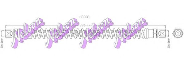 Тормозной шланг brovexnelson H3308