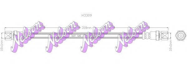 Тормозной шланг brovexnelson H3309