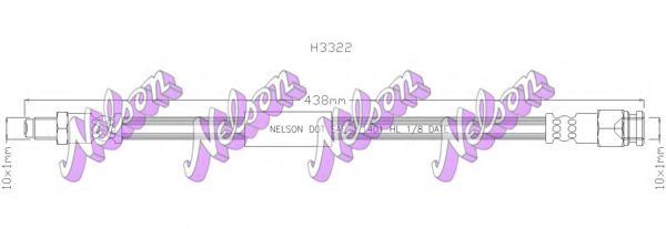 Тормозной шланг brovexnelson H3322