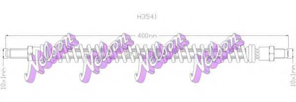 Тормозной шланг brovexnelson H3541