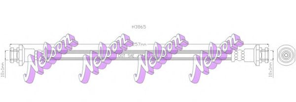 Тормозной шланг brovexnelson H3865