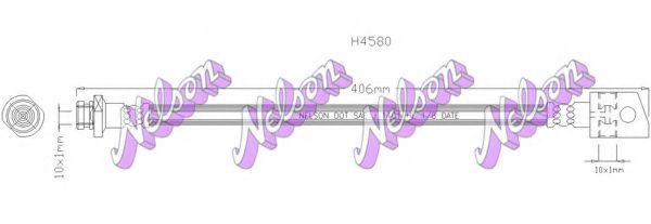 Тормозной шланг brovexnelson H4580