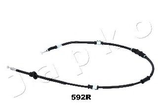 Трос ручного тормоза JAPKO 131592R Трос ручного тормоза JAPKO 131592R