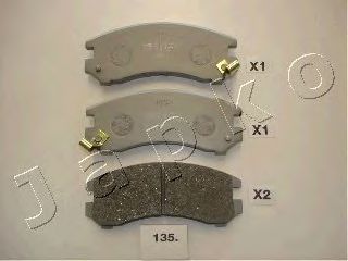 Тормозные колодки JAPKO 50135