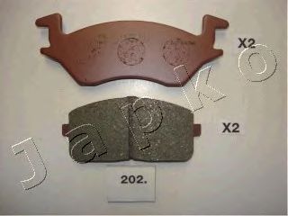 Тормозные колодки JAPKO 50202