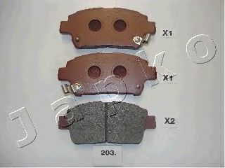 Тормозные колодки JAPKO 50203