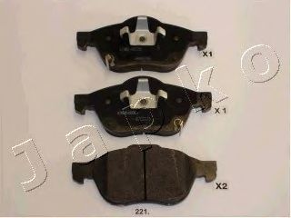 Тормозные колодки JAPKO 50221