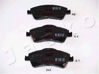 Тормозные колодки JAPKO 50244