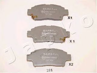 Тормозные колодки JAPKO 50281