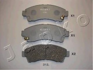 Тормозные колодки JAPKO 50312