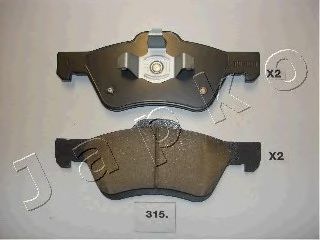 Тормозные колодки JAPKO 50315