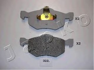 Тормозные колодки JAPKO 50322