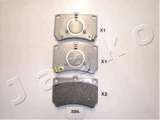 Тормозные колодки JAPKO 50326