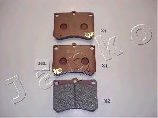 Тормозные колодки JAPKO 50342