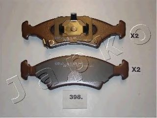 Тормозные колодки JAPKO 50398