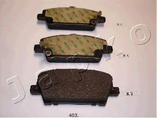 Тормозные колодки JAPKO 50403