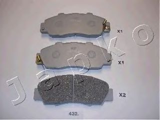 Тормозные колодки JAPKO 50432