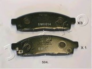 Тормозные колодки JAPKO 50504
