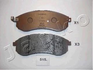 Тормозные колодки JAPKO 50515