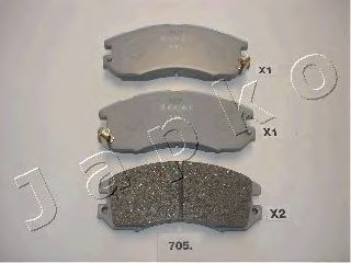 Тормозные колодки JAPKO 50705