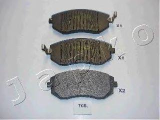 Тормозные колодки JAPKO 50706