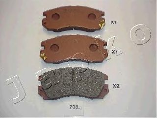 Тормозные колодки JAPKO 50708
