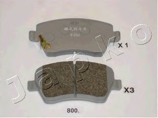 Тормозные колодки JAPKO 50800