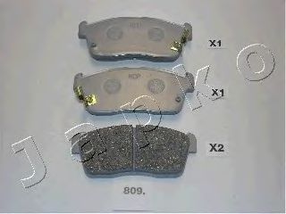 Тормозные колодки JAPKO 50809
