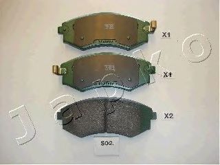 Тормозные колодки JAPKO 50S02