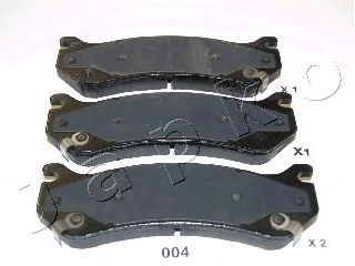 Тормозные колодки JAPKO 51004