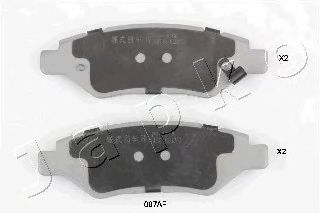 Тормозные колодки JAPKO 51007