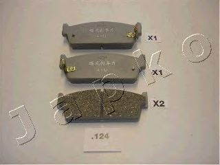 Тормозные колодки JAPKO 51124