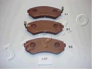Тормозные колодки JAPKO 51137