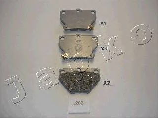 Тормозные колодки JAPKO 51203