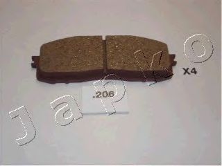 Тормозные колодки JAPKO 51206