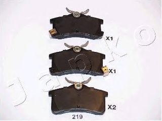 Тормозные колодки JAPKO 51219